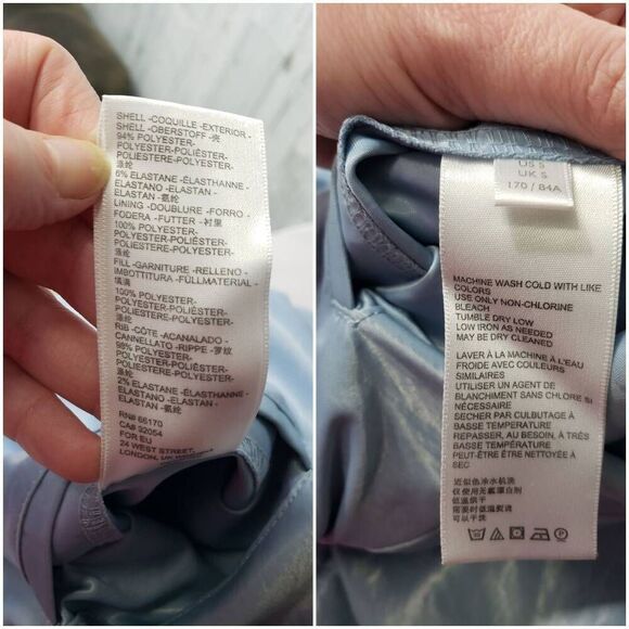 Urban Outfitters Cara Reversible Satin Floral Velvet Puffer Jacket Sz. Sm. - Picture 10 of 13